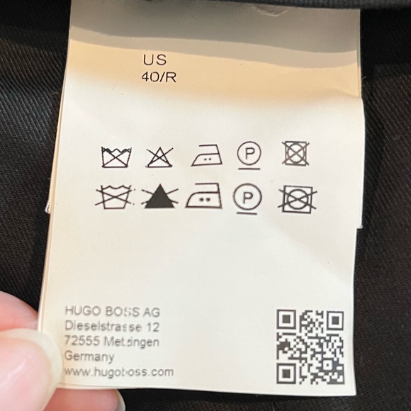 Men’s Hugo Boss charcoal dress pants 40R - Picture 2 of 4